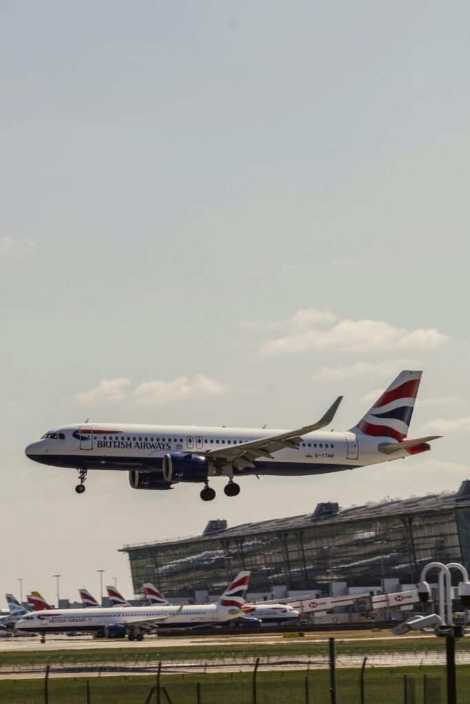 London Gatwick South terminal interior with departures area