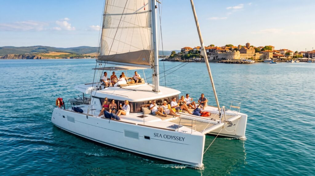 Catamaran cruise from Sunny Beach Bulgaria Black Sea