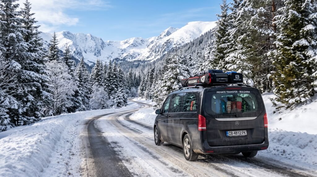 Transfer from Sofia Airport to Bansko and Borovets ski resorts in winter