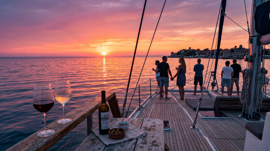 Sunset cruise from Sunny Beach Bulgaria Black Sea views